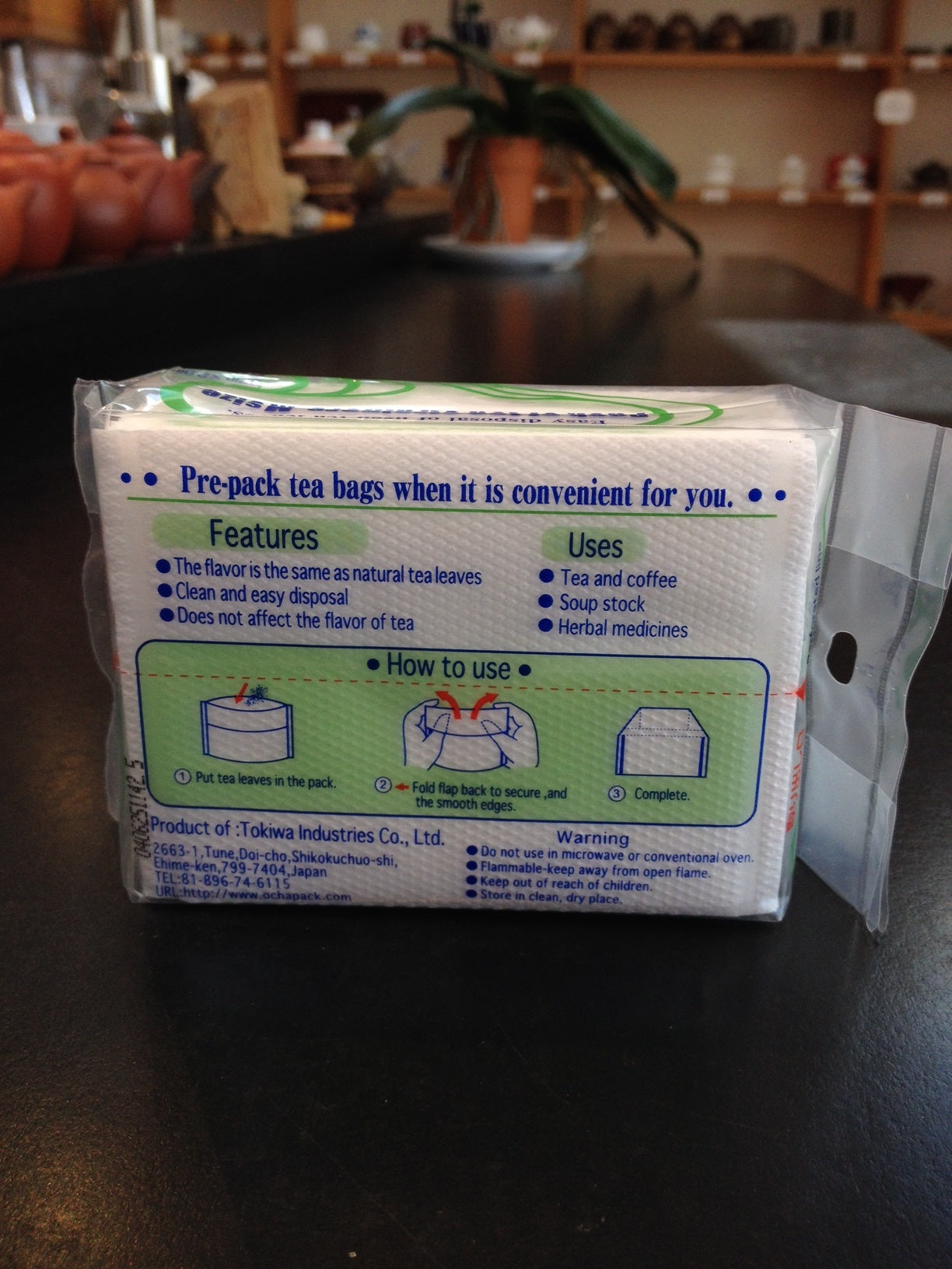 Empty Tea Bags
