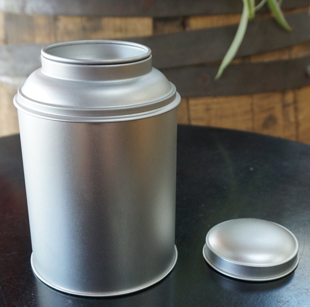 Tea Tin Round Stackable