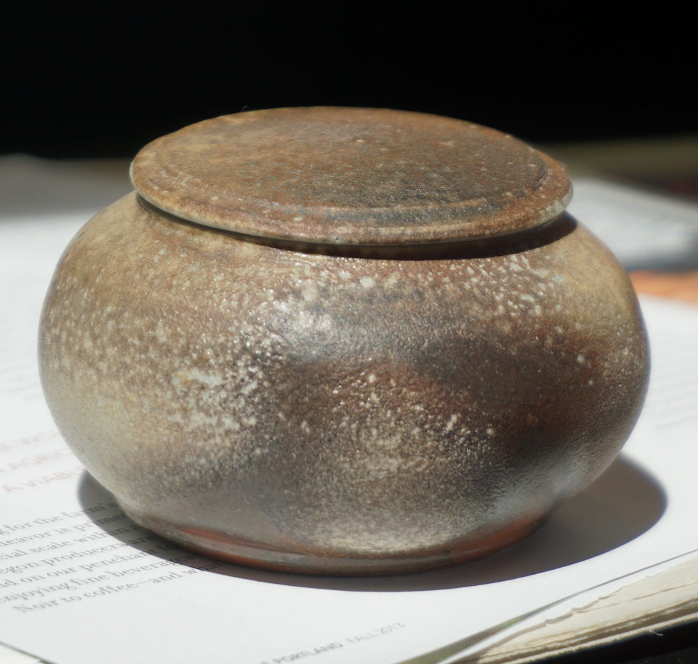 Wood Fired Tea Caddy #1