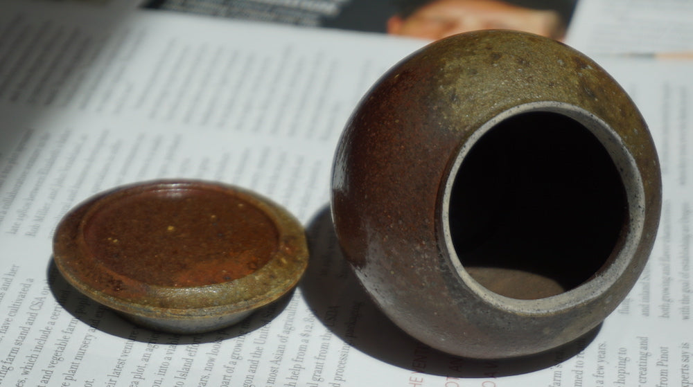 Wood Fired Tea Caddy #3