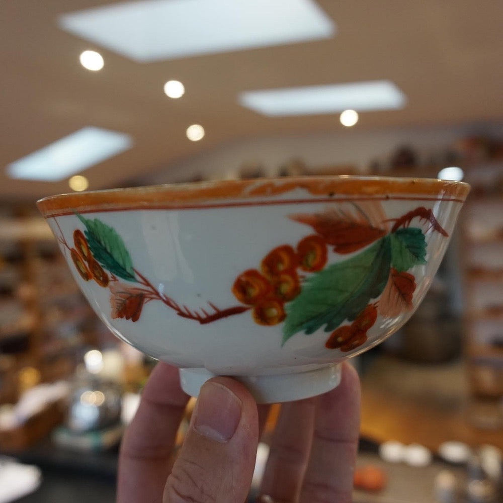 Hand Made Hand Painted Stack Fired Bowl